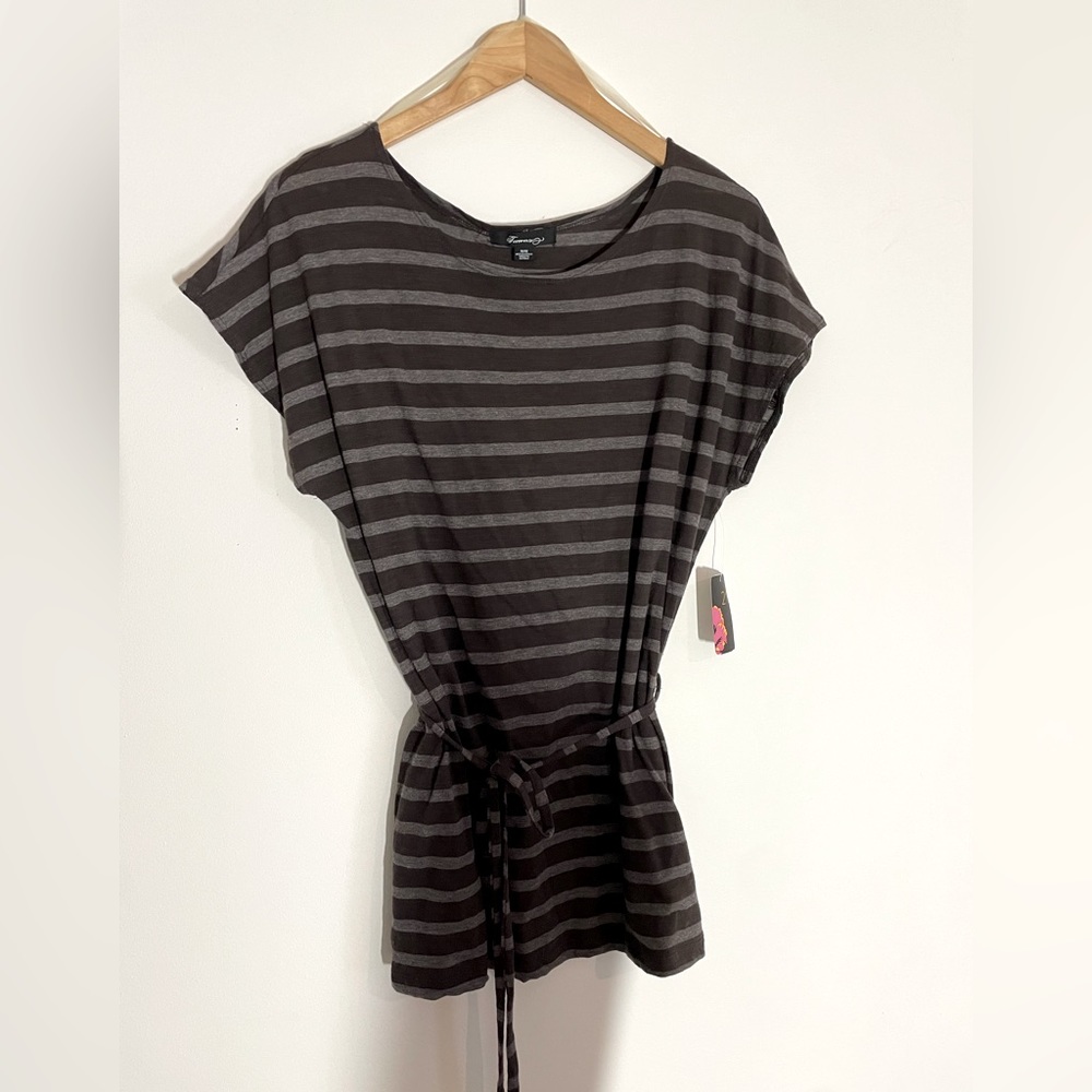 Forever 21 Brown Wide Neck Tunic